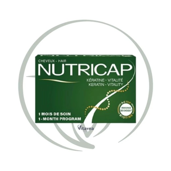 VITAVEA NUTRICAP KERATINE VITALITE CHEVEUX 30 CAPSULES