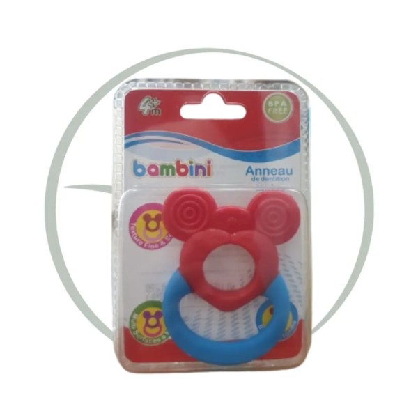 BAMBINI ANNEAU DE DENTITION SOUPLE MICKEY 4M+