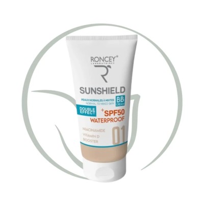 RONCEY SUNSHIELD ÉCRAN WATERPROOF SPF50+ TEINTE 01 50ML