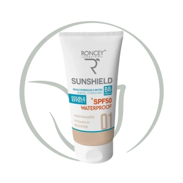 RONCEY SUNSHIELD ÉCRAN WATERPROOF SPF50+ TEINTE 01 50ML