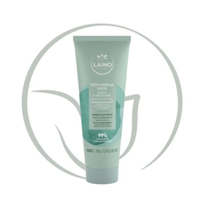 LAINO PÂTE D'ARGILE VERTE 350GR