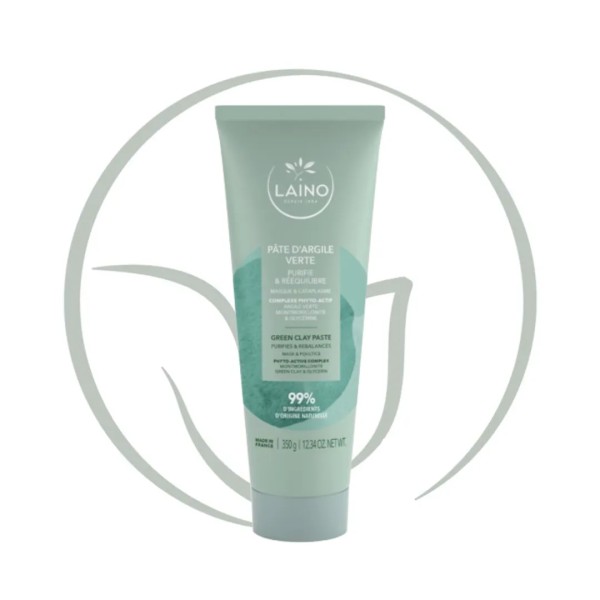 LAINO PÂTE D'ARGILE VERTE 350GR