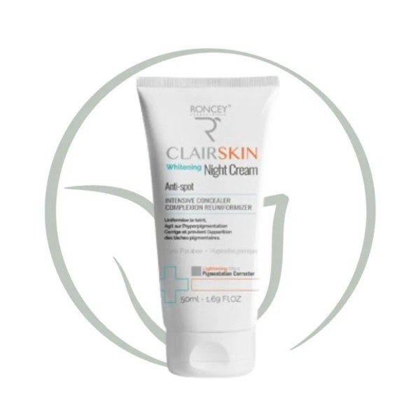 RONCEY CLAIRSKIN CREME DE NUIT ECLAIRCISSANTE ANTI-TACHES 50ML