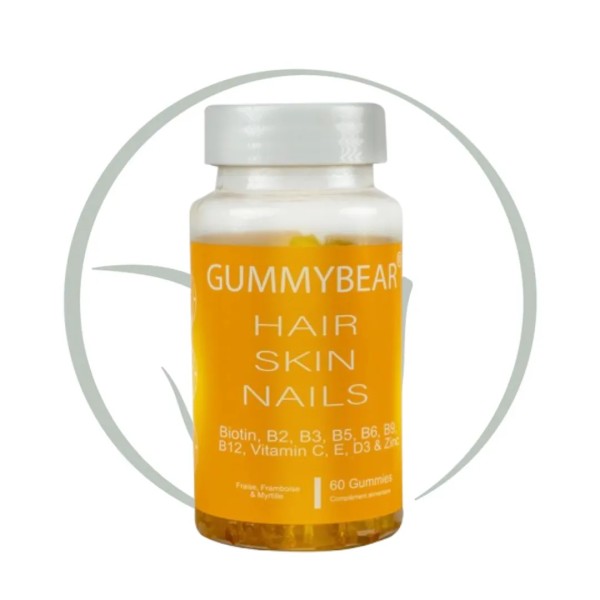 GUMMYBEAR HAIR SKIN NAILS 60 GUMMIES