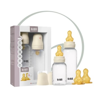 BIBS ENSEMBLE DE BIBERONS GROW FLOW LATEX 150ML/270ML