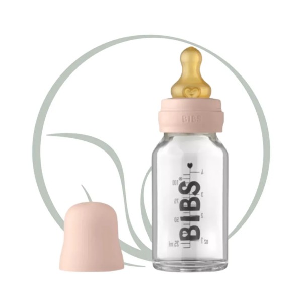 BIBS BIBERON EN VERRE SET COMPLET 0M+ 110ML