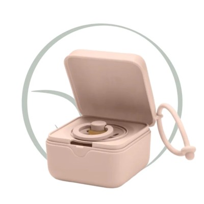 BIBS PACIFIER BOX A SUCETTES BABY  BLUSH