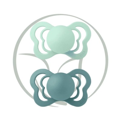 BIBS 02 SUCETTES COUTURE PACIFIER TAILLE 2 0M