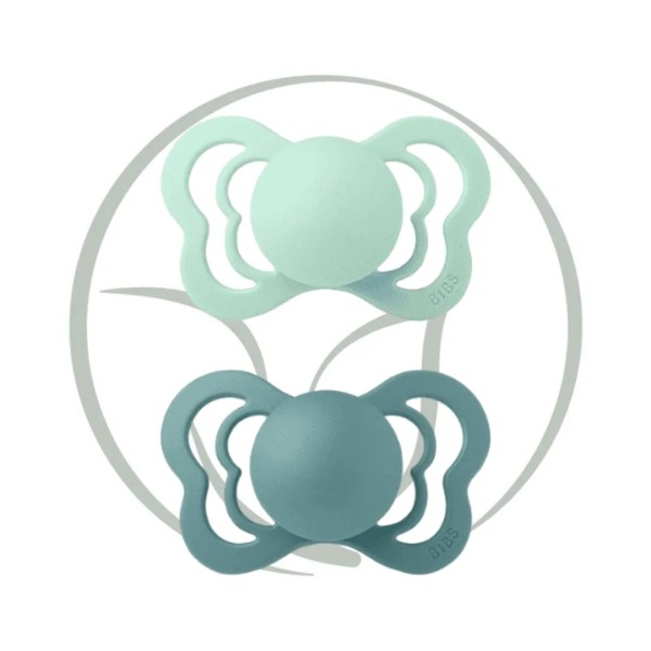 BIBS 02 SUCETTES COUTURE PACIFIER TAILLE 2 0M