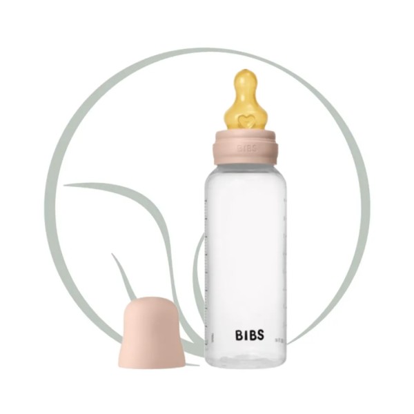 BIBS BIBERON BOTTLE LATEX MEDIUM FLOW 270ML