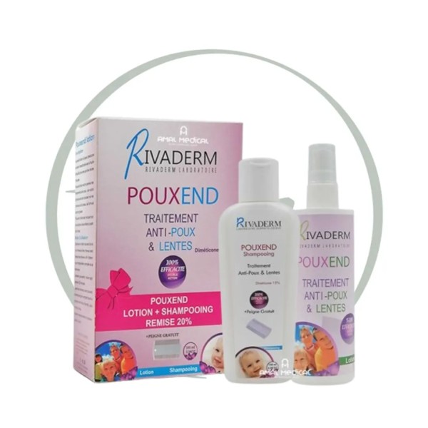 RIVADERM COFFRET POUXEND ANTI POUX ET LENTES