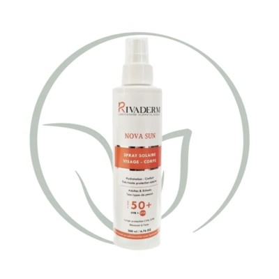 RIVADERM NOVA SUN SPRAY SOLAIRE SPF 50+ 200ML