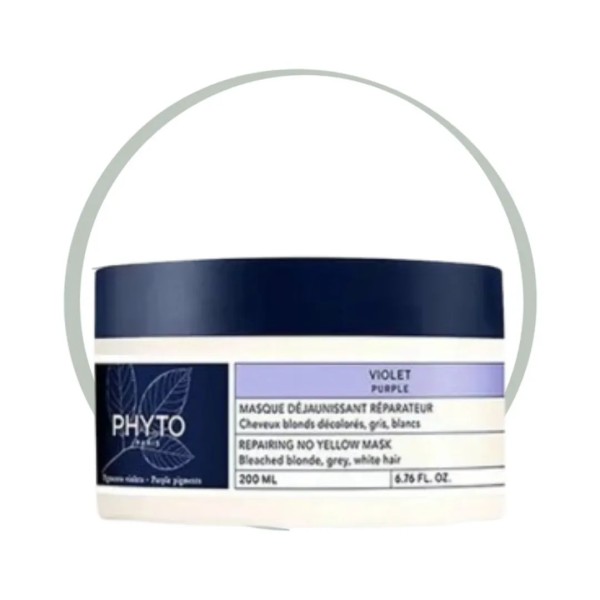 PHYTO VIOLET MASQUE DÉJAUNISSANT RÉPARATEUR 200ML