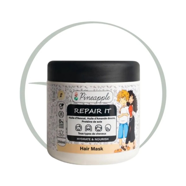 PINEAPPLE MASQUE CHEVEUX ADULTES "REPAIR IT" 250ML