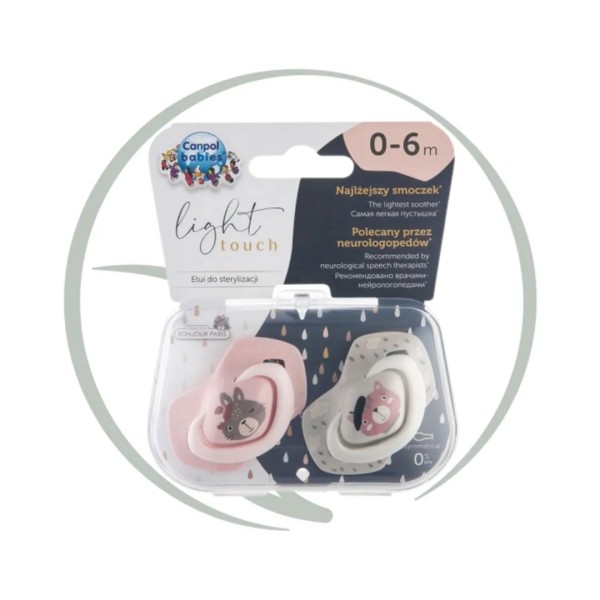 CANPOL BABIES 2 SUCETTES UNIVERSELLES BONJOUR PARIS 0-18M
