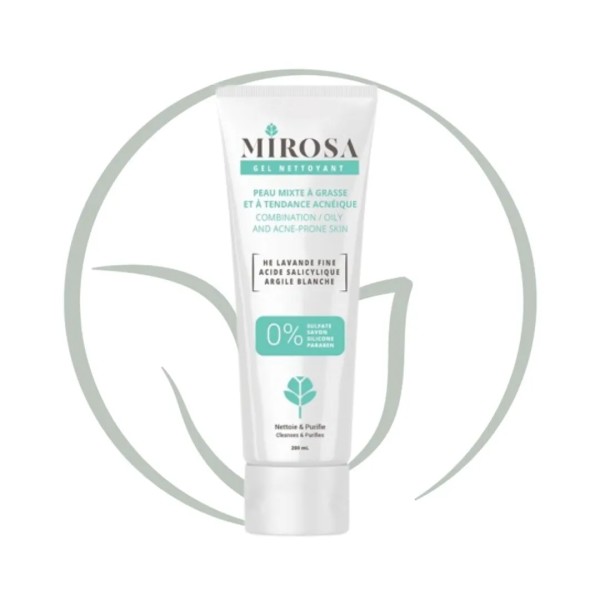 MIROSA GEL NETTOYANT PEAU MIXTE GRASSE 200ML
