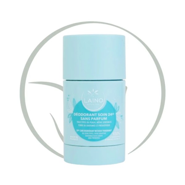 LAINO DEODORANT SOLIDE SANS PARFUM 60GR