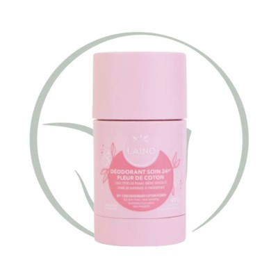 LAINO DEODORANT SOLIDE FLEUR DE COTON 60GR