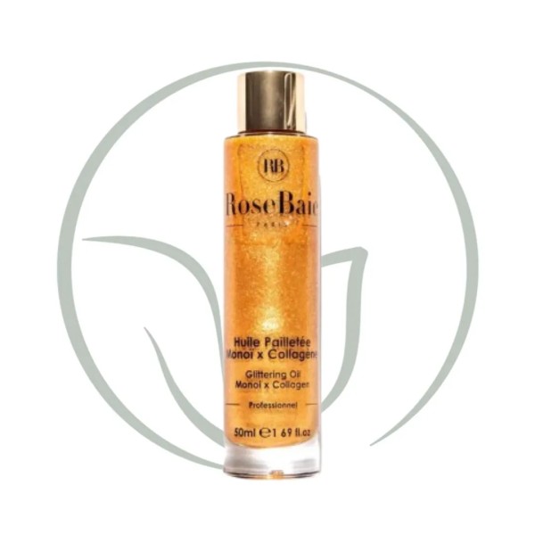 ROSEBAIE HUILE PAILLETEE MONOI X COLLAGENE 50ML