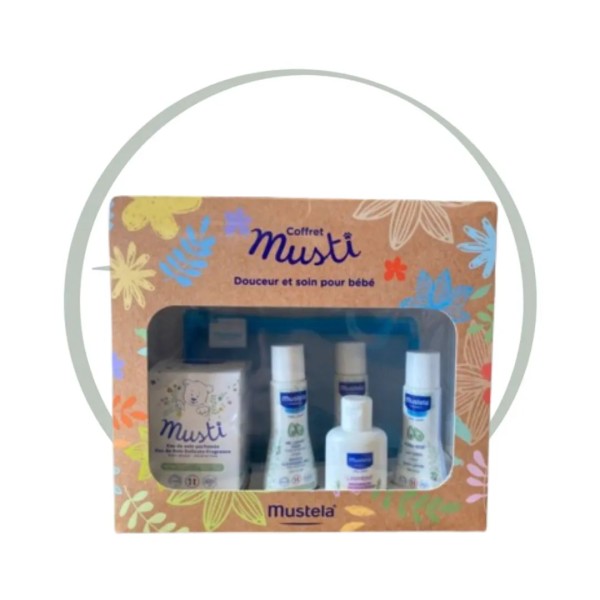 MUSTELA COFFERT MUSTI EAU DE SOIN PARFUMEE + 3 PRODUITS ET TROUSSE OFFERTE