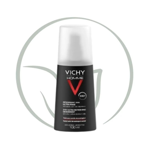 VICHY HOMME DEODORANT ULTRA-FRAIS 24H VAPORISATEUR 100ML