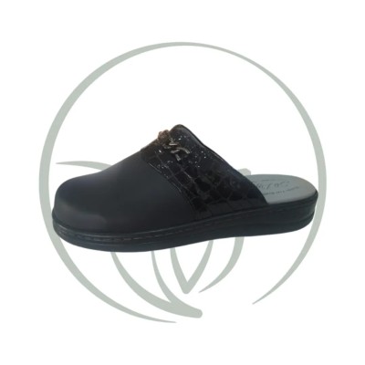 STI LIGHT SABOT ORTHOPEDIQUE FEMME NOIR BRILLANT AP019