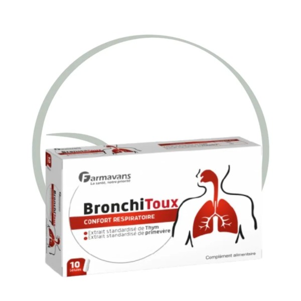 FARMAVANS BRONCHITOUX 10 GELULES