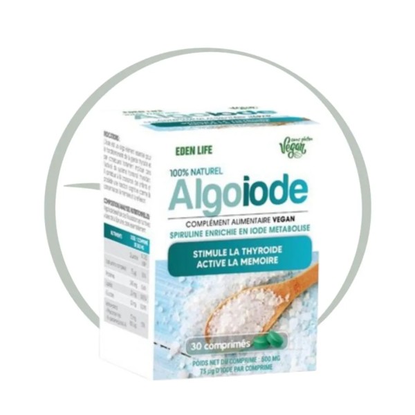 EDEN LIFE ALGO IODE 30 COMPRIMES