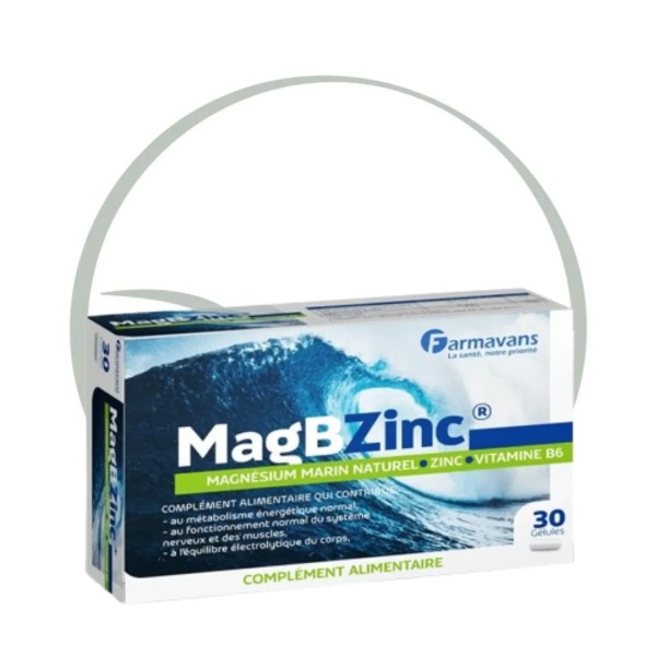 FARMAVANS MAG B ZINC 30 GELULES