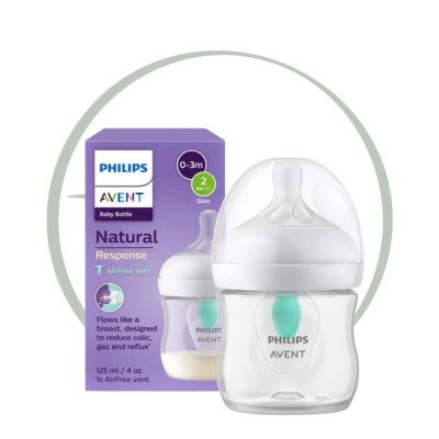 AVENT BIBERON NATURAL RESPONSE ANTI COLIQUE 125ML SCY670/01