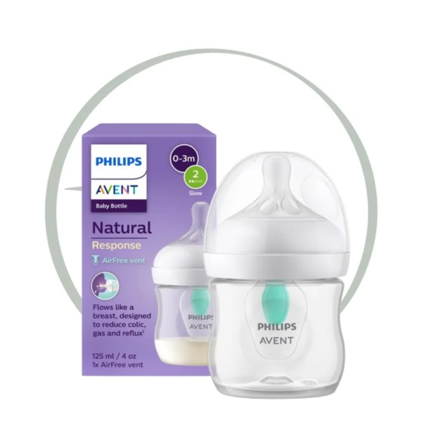 AVENT BIBERON NATURAL RESPONSE ANTI COLIQUE 125ML SCY670/01