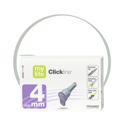 MYLIFE CLICKFINE AIGUILLES INSULINE 4MM X100