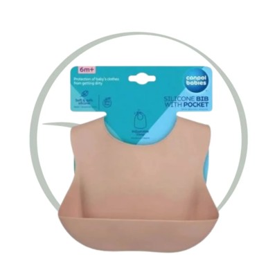 CANPOL BABIES BAVOIR SILICONE AVEC POCHE 51/030