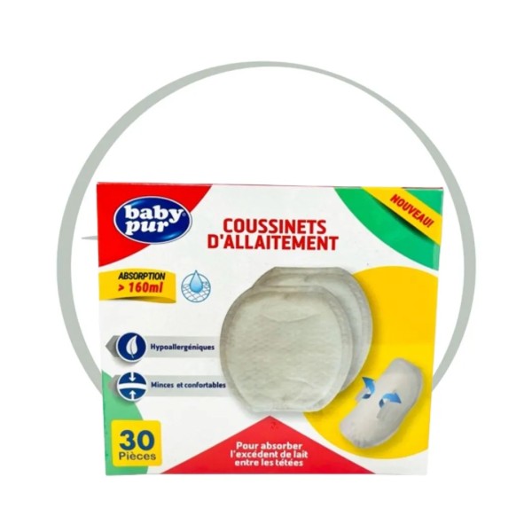 BABY PUR COUSSINETS D'ALLAITEMENT 30 PIECES