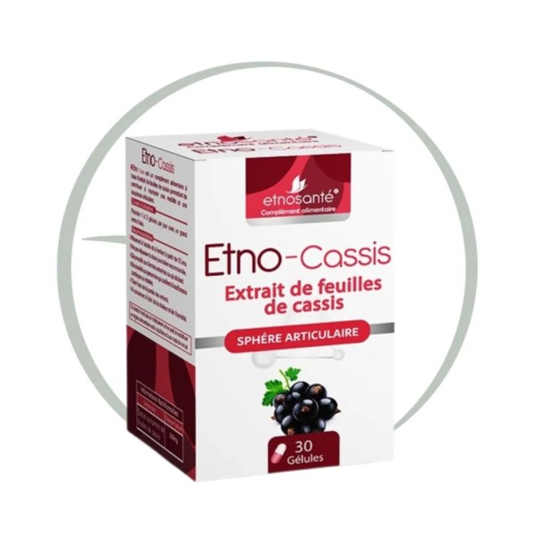 ETNOSANTE ETNO CASSIS EXTRAIT DE FEUILLES DE CASSIS 30 CAPSULES