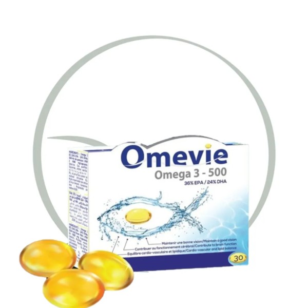 VITAL OMEVIE OMEGA3 500 30 CAPSULES