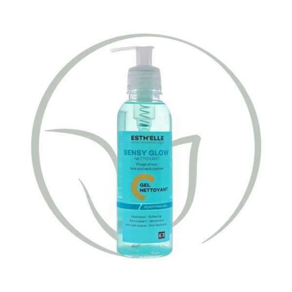 ESTH'ELLE SENSY GLOW GEL NETTOYANT VISAGE ET COU 250ML