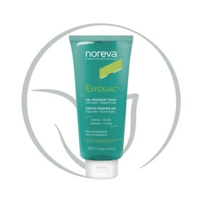 NOREVA EXFOLIAC GEL MOUSSANT DOUX 100ML