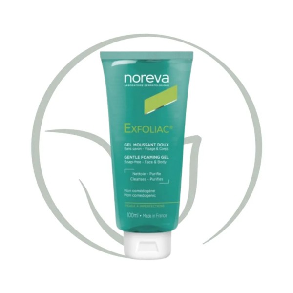 NOREVA EXFOLIAC GEL MOUSSANT DOUX 100ML