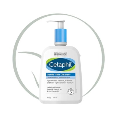 CETAPHIL LOTION NETTOYANTE PEAUX SECHES ET SENSIBLES 500ML