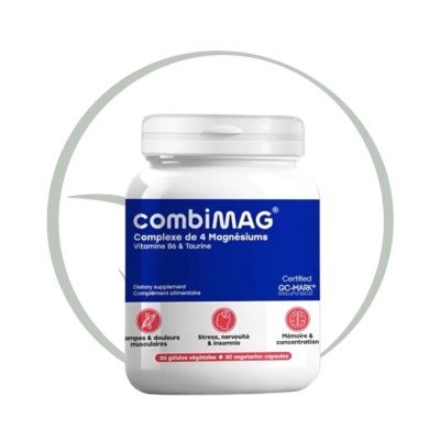 COMBIMAG MAGNESIUM 30 GELULES VEGETALES