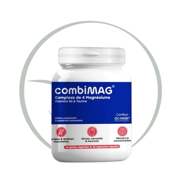 COMBIMAG MAGNESIUM 30 GELULES VEGETALES