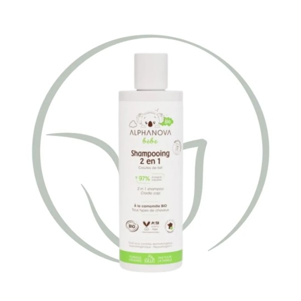 ALPHANOVA SHAMPOING 2EN1 BIO 200ML