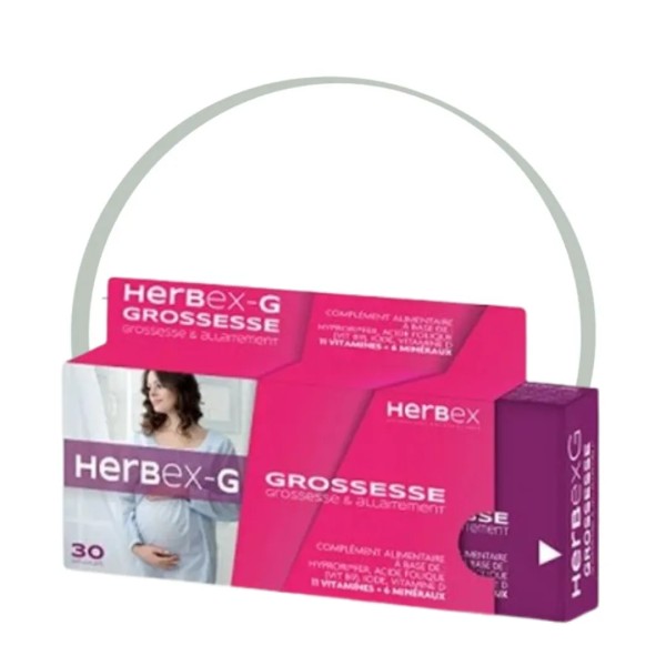 HERBEX-G GROSSESSE 30 GELULES
