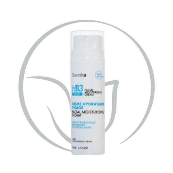 CLARENIA HB3 CREME HYDRATANTE VISAGE RICHE 50ML