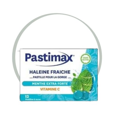PASTIMAX HALEINE FRAICHE MENTHE EXTRA FORTE 12 PASTILLES
