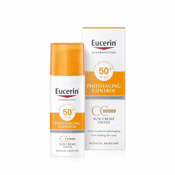 EUCERIN SUN PROTECTION PHOTOAGING CONTROL CC CREME MEDIUM SPF 50+ 50ML