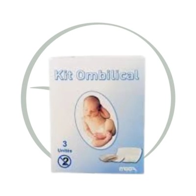 MEGA KIT OMBILICAL 3 UNITES FILET COMPRESSE