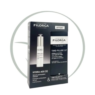FILORGA COFFRET HYDRA AOX [5] + TIME FILLER 5XP CREME 30ML OFFERTE