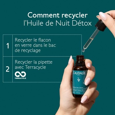 CAUDALIE VINOCLEAN HUILE DE NUIT DETOX BIO 30ML